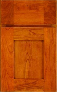 Example of a full overlay cabinet door