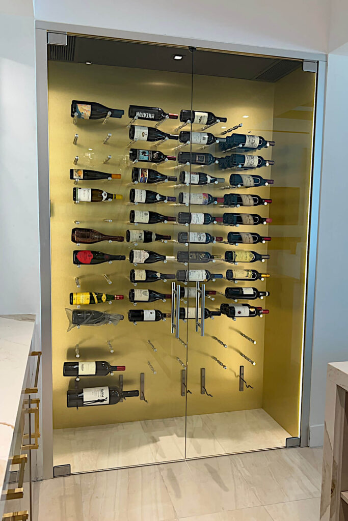 Custom wine cabinet